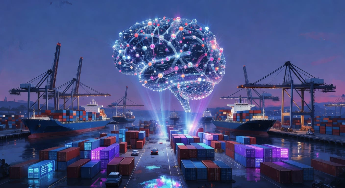 De toekomst van havenlogistiek: AI als brein achter efficiënte en conforme processen.